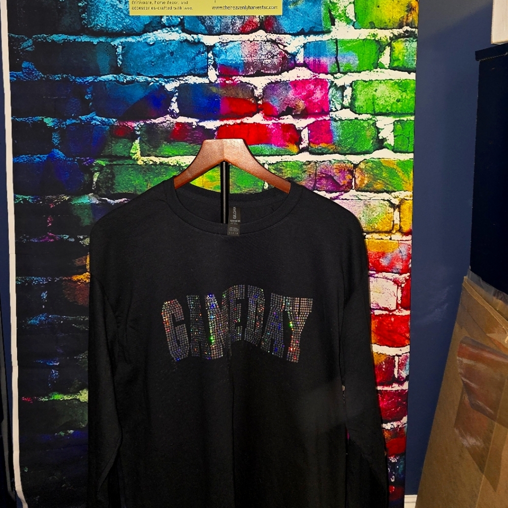 GAMEDAY Silver BLING TEE